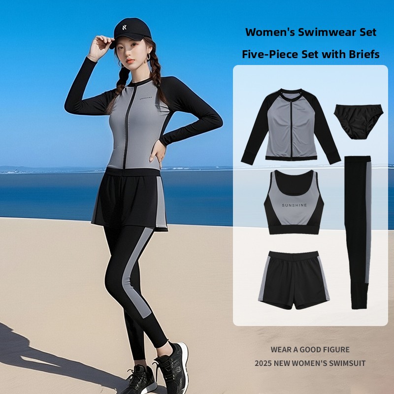 Snorkel Set - Damski zimowy strój kąpielowy z długim