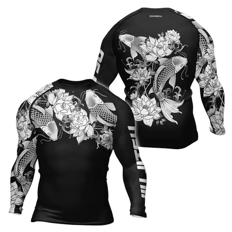 Męska koszulka kompresyjna z d – Rash Guard recenzja i cena
