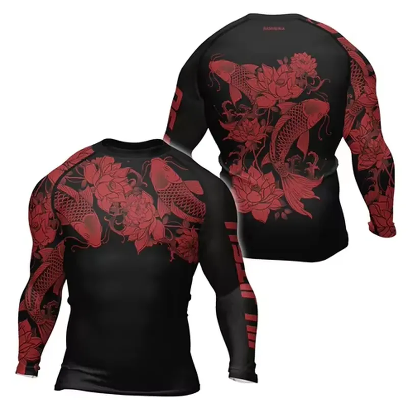 Męska koszulka kompresyjna z d – Rash Guard recenzja i cena